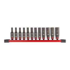 Milwaukee Schlagnuss-Set 4932480453 Shockwave für Schlagschrauber 1/4" Vierkant, 4-13mm 20-teilig