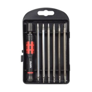 HaWe Präzisions-Schraubendreher-Set, Feinmechanik, Reparatur-Tool, einfache Feinjustierung - 7-teilig