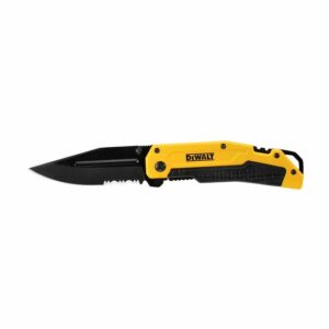DeWALT Klappmesser DWHT0-10313 82mm Klinge, Taschenmesser, Handwerker Messer aus robustem Aluminium