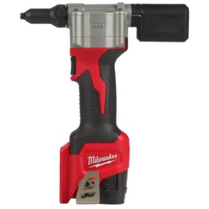 Milwaukee Akku-Blindnietgerät M12 BPRT-201X, Nietzange, Nieten, inkl. Zubehör für Alu, Stahl, Edelstahl und Kupfer - 12V