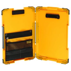 DeWalt T-Stak Clipboard DWST82732-1 - Praktische Aufbewahrung mit 180° LED-Licht, Gummierte Ecken