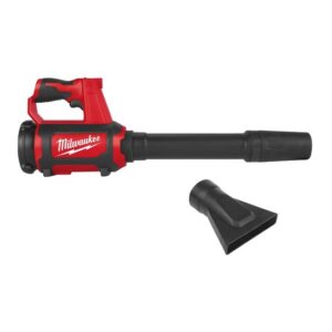Milwaukee Akku-Gebläse M12 BBL Laubbläser, Gartengebläse, Baustellengebläse, 2 Geschwindigkeitsstufen, 12V