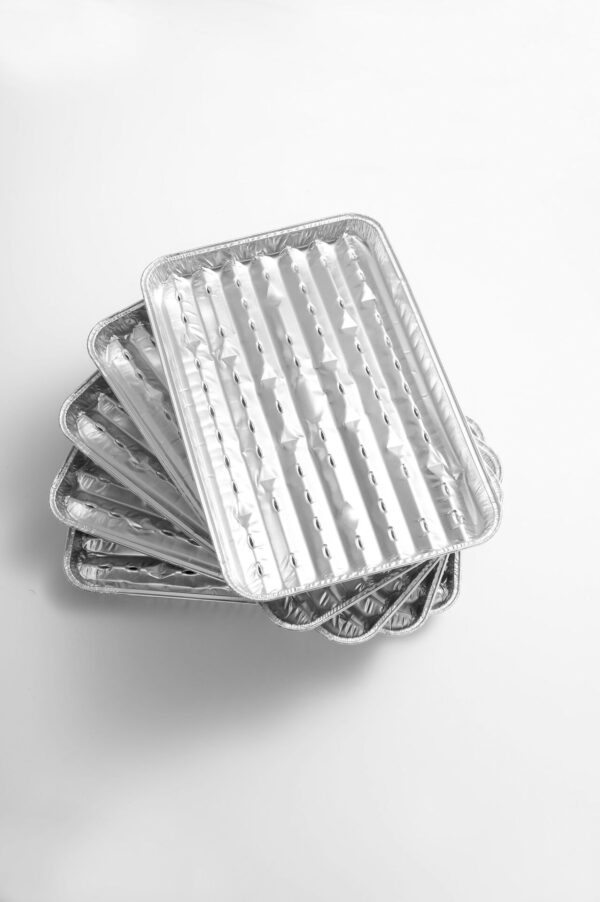 Alu-Grillpfanne, 34x23cm, 5er Pack 0250