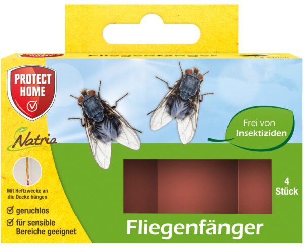 Fliegenfänger, 4 Stück
