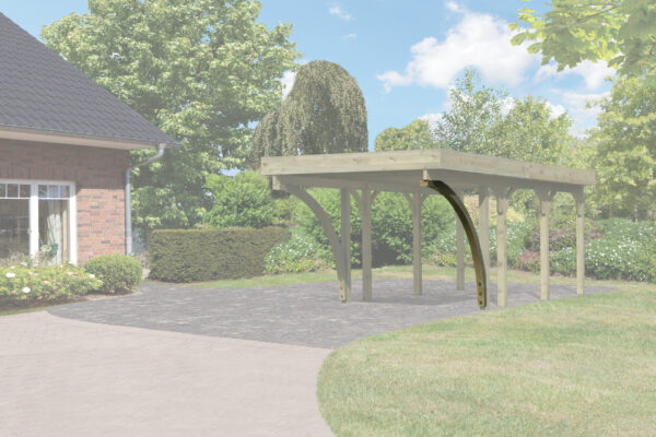 Einfahrtsbogen für Carport