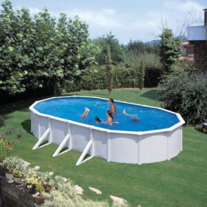 Ovalformbecken-Set Classic, 7,30 x 3,75 x H1,20m
