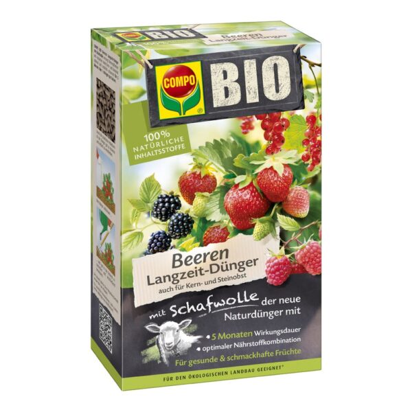 BIO Beeren Langzeit-Dünger mit Schafwolle