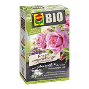 BIO Rosen Langzeit-Dünger mit Schafwolle
