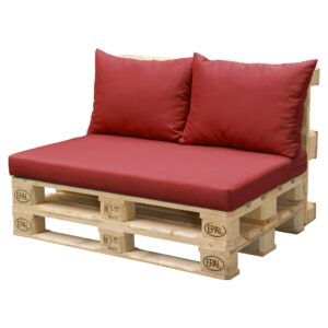 Palettenkissen SET Koroma, 1x Sitz, 2x Rücken