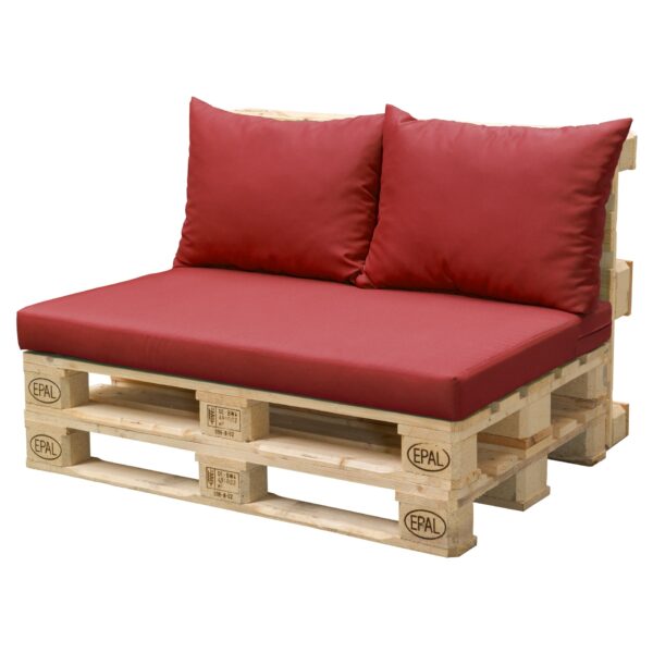 Palettenkissen SET Koroma, 1x Sitz, 2x Rücken