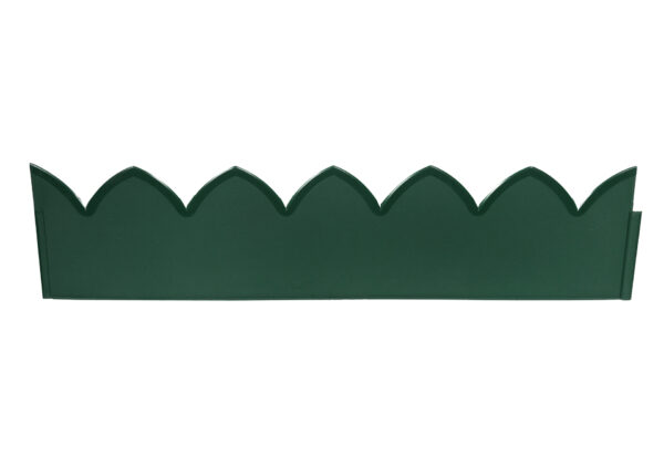 Rasenkante feststehend, gewellt 65X15 cm