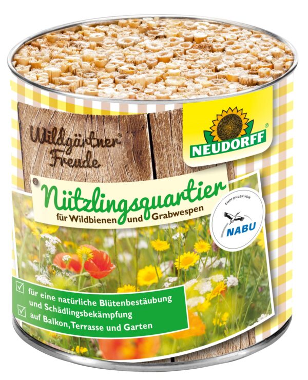 Wildgärtner Freude Nützlingsquartier für Wildbienen und Grabwespen