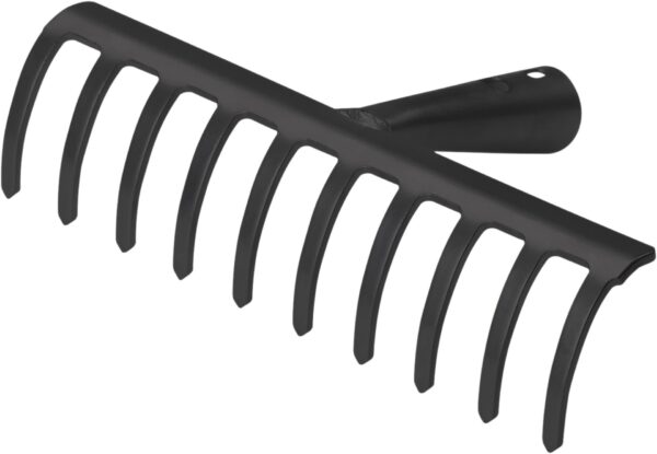 Gartenrechen schwarz
