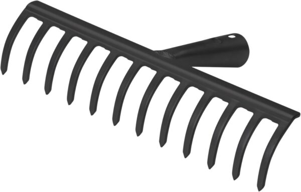 Gartenrechen schwarz