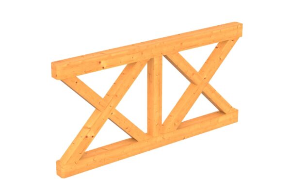Brüstung Andreaskreuz
