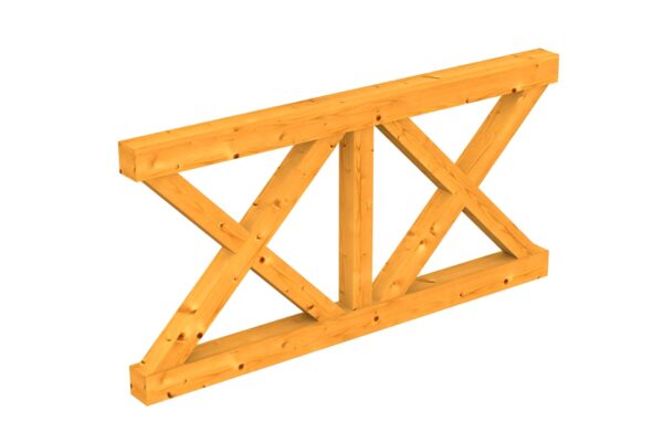 Brüstung Andreaskreuz
