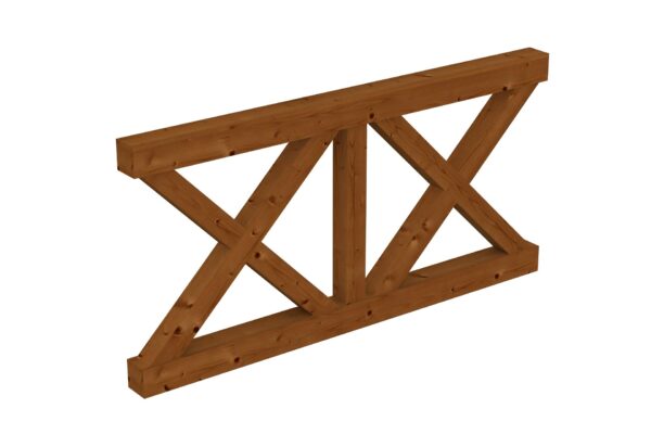 Brüstung Andreaskreuz