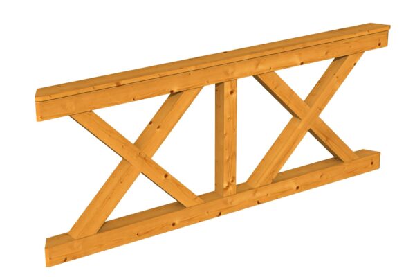 Brüstung Andreaskreuz Nice