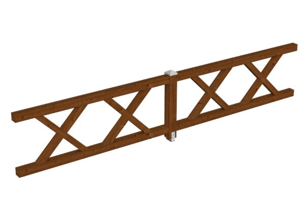 Brüstung Andreaskreuz