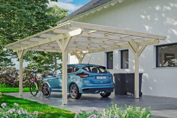 Carport Odenwald gerade Kopfbänder