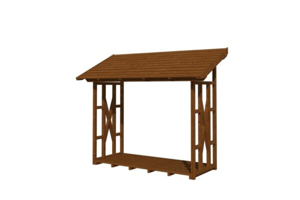 Holzunterstand Paul 2, 290x126cm