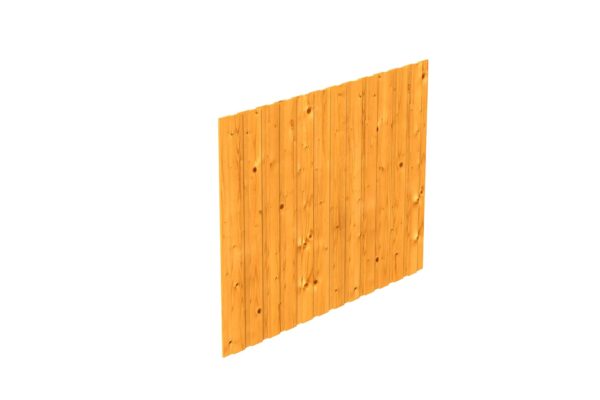 Seitenwand aus Deckeschalung 20x120mm Fichte