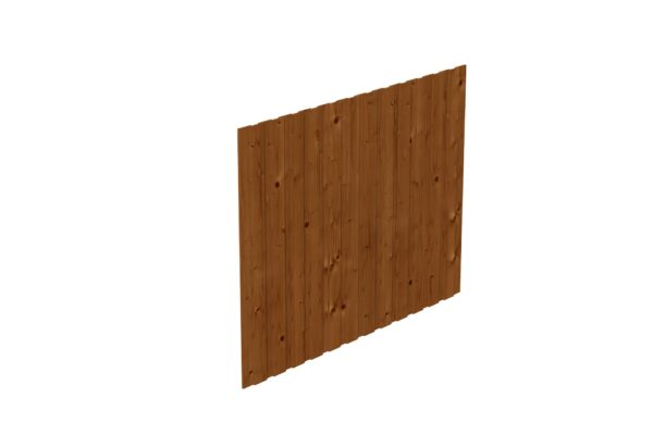Seitenwand aus Deckeschalung 20x120mm Fichte