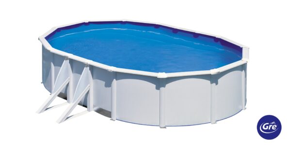 Stahlwandpool FIDJI, weiß