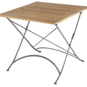 Biergarten-Klapptisch Bari quadratisch