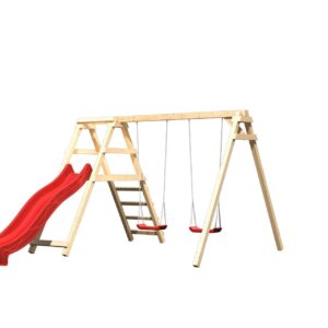 Doppelschaukel Felix mit Klettergerüst