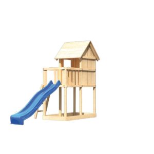 Stelzenspielhaus Frieda mit 2,5m Rutsche