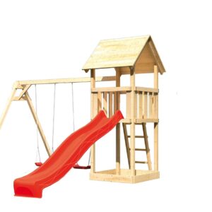 Kinderspielturm Lotti mit 2,5m Rutsche