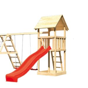 Kinderspielturm Lotti mit 2,5m Rutsche