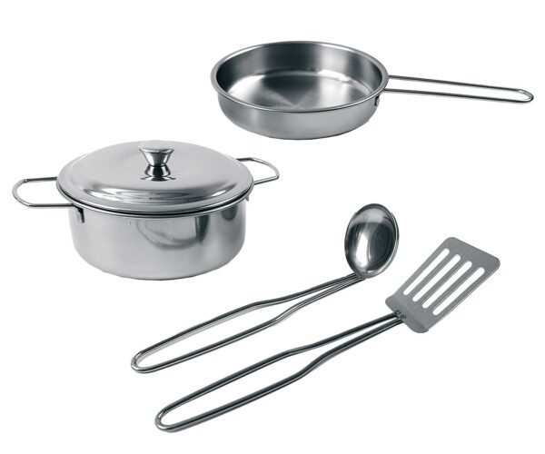Edelstahl Kinder Koch-Spielset 6-teilig