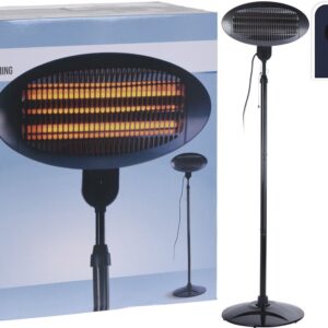 Mobiler Elektro-Stand-Heizstrahler, 2000 Watt, höhenverstellbar