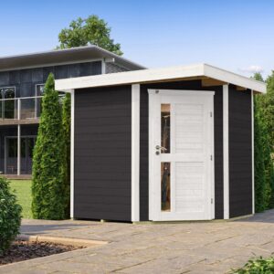 Gartenhaus 229 A, 21 mm, neue Design-Einzeltür