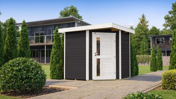 Gartenhaus 229 A, 21 mm, neue Design-Einzeltür