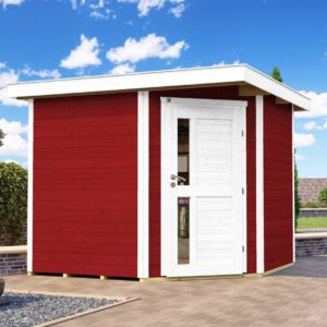 Gartenhaus 229 A, 21 mm, neue Design-Einzeltür