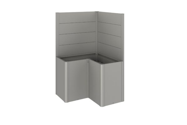 Sichtschutz zu Pflanzbeet Belvedere L-Form ohne Acrylglas