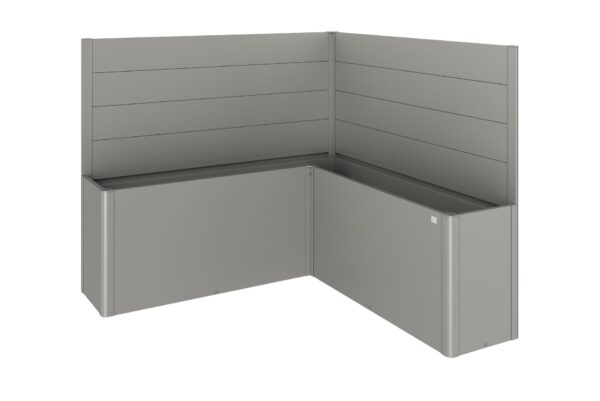 Sichtschutz zu Pflanzbeet Belvedere L-Form ohne Acrylglas