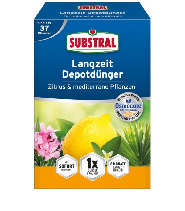 Langzeit Depotdünger für Zitrus & mediterrane Pflanzen