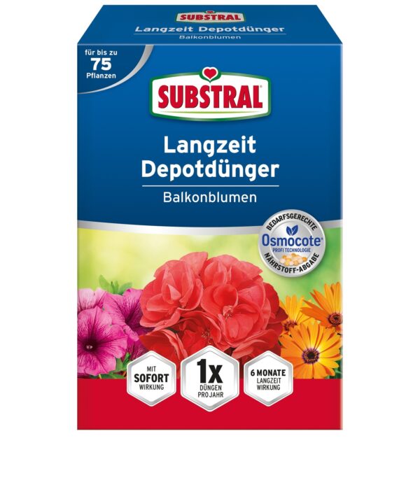 Langzeit Depotdünger für Balkonblumen