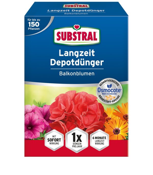Langzeit Depotdünger für Balkonblumen