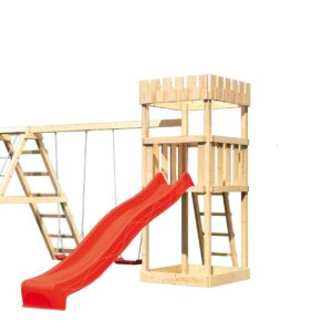 Spielturm Ritterburg Löwenherz mit 2,5m Rutsche
