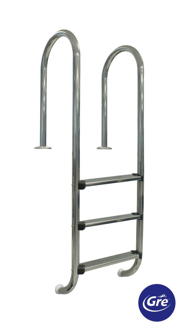 Edehlstahlleiter für Einbaubecken