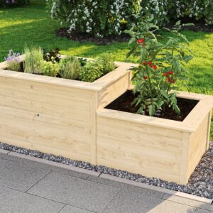 Hochbeet 205x79 21mm, Stufe