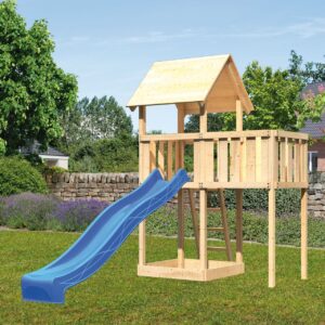 Kinderspielturm Lotti mit 2,5m Rutsche