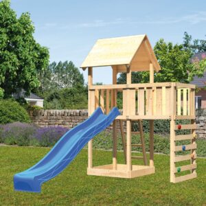 Kinderspielturm Lotti mit 2,5m Rutsche