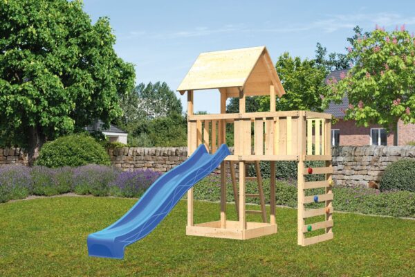 Kinderspielturm Lotti mit 2,5m Rutsche