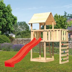 Kinderspielturm Lotti mit 2,5m Rutsche